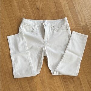Women’s Venus White Skinny Jeans 14 short